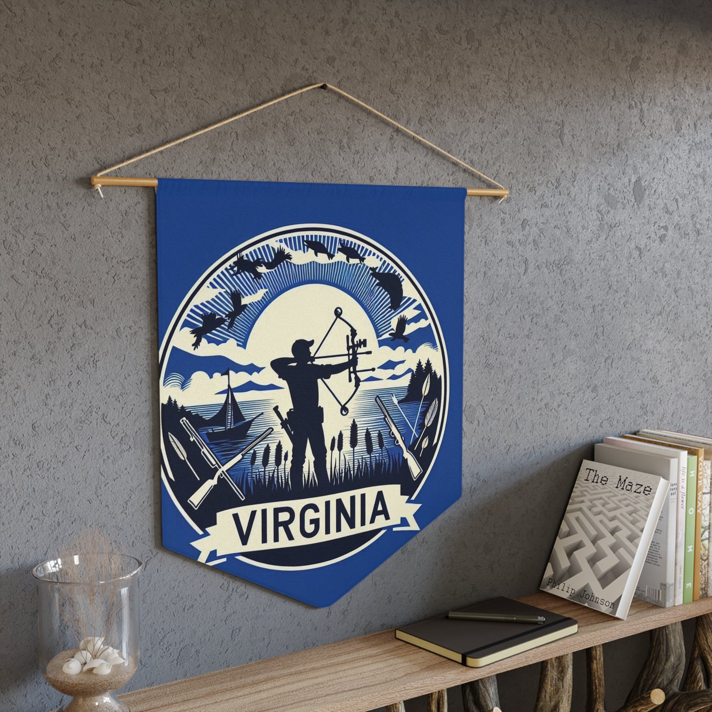 Flag Village Virginia State Flag Pennant Sporting Home Wall decoration VA0002