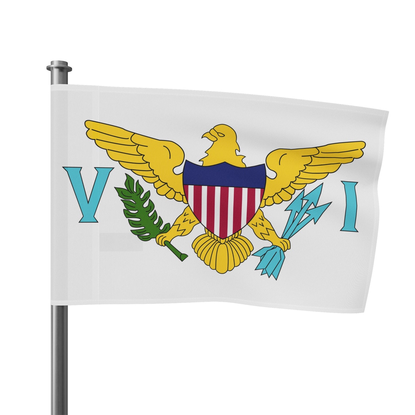 Flag Village Virgin Islands(U.S. Virgin Islands) Flag 18" x 12" / 36" x 24" / 60" x 36"