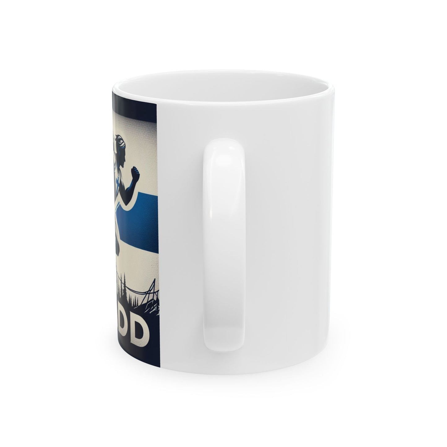 Flag Village Finland Sporting Flag Ceramic Coffee Mug 11oz FV-MG0017