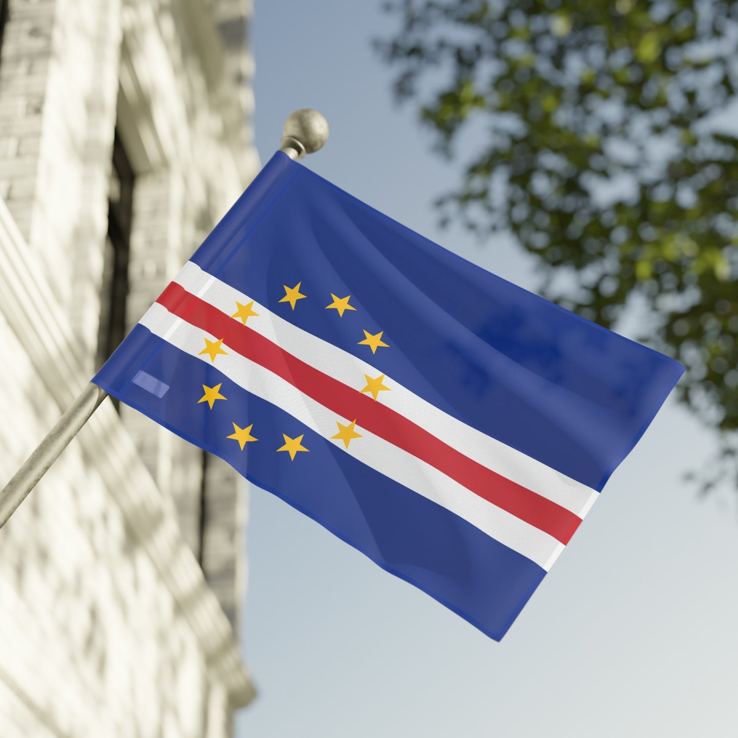 Flag Village Cape Verde Flag 18" x 12" / 36" x 24" / 60" x 36"