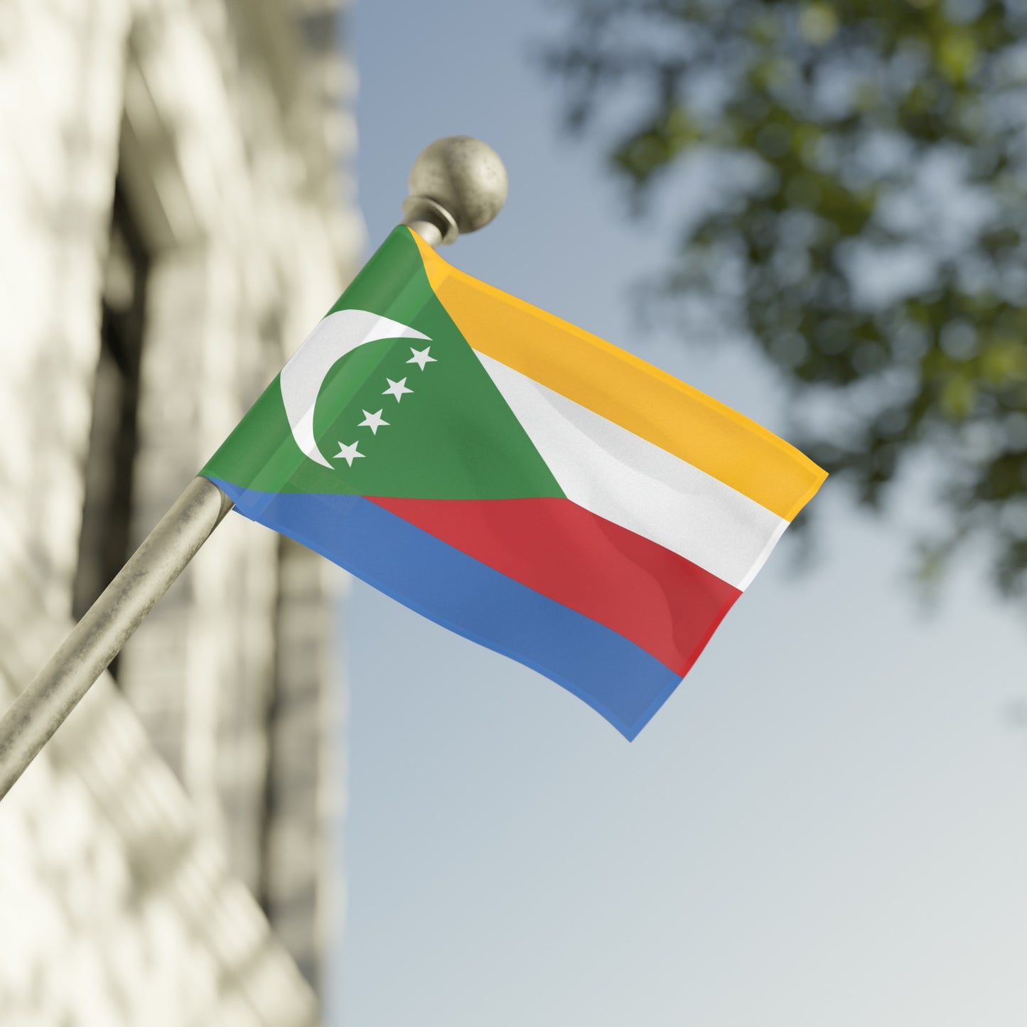 Flag Village Comoros Flag 18" x 12" / 36" x 24" / 60" x 36"