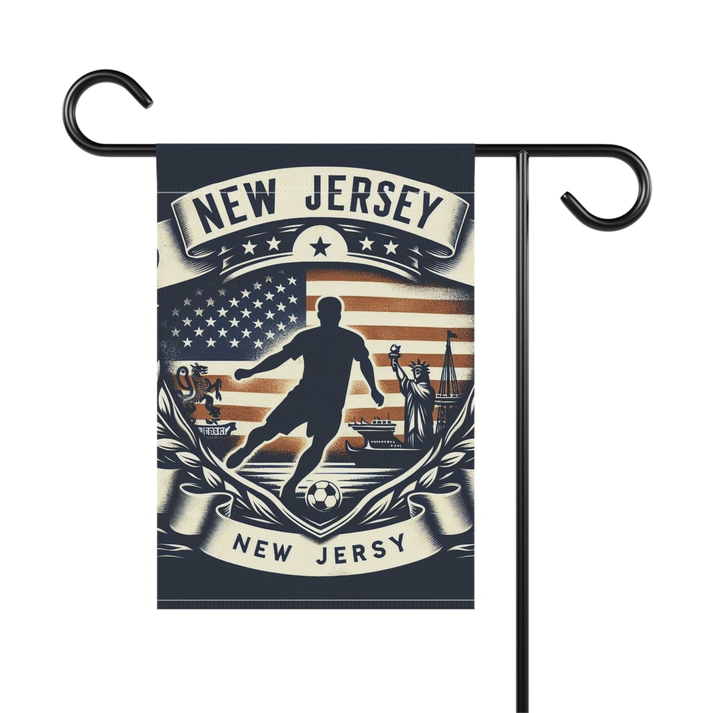 Flag Village New Jersey State Flag Sporting Garden & House Banner NJ0004