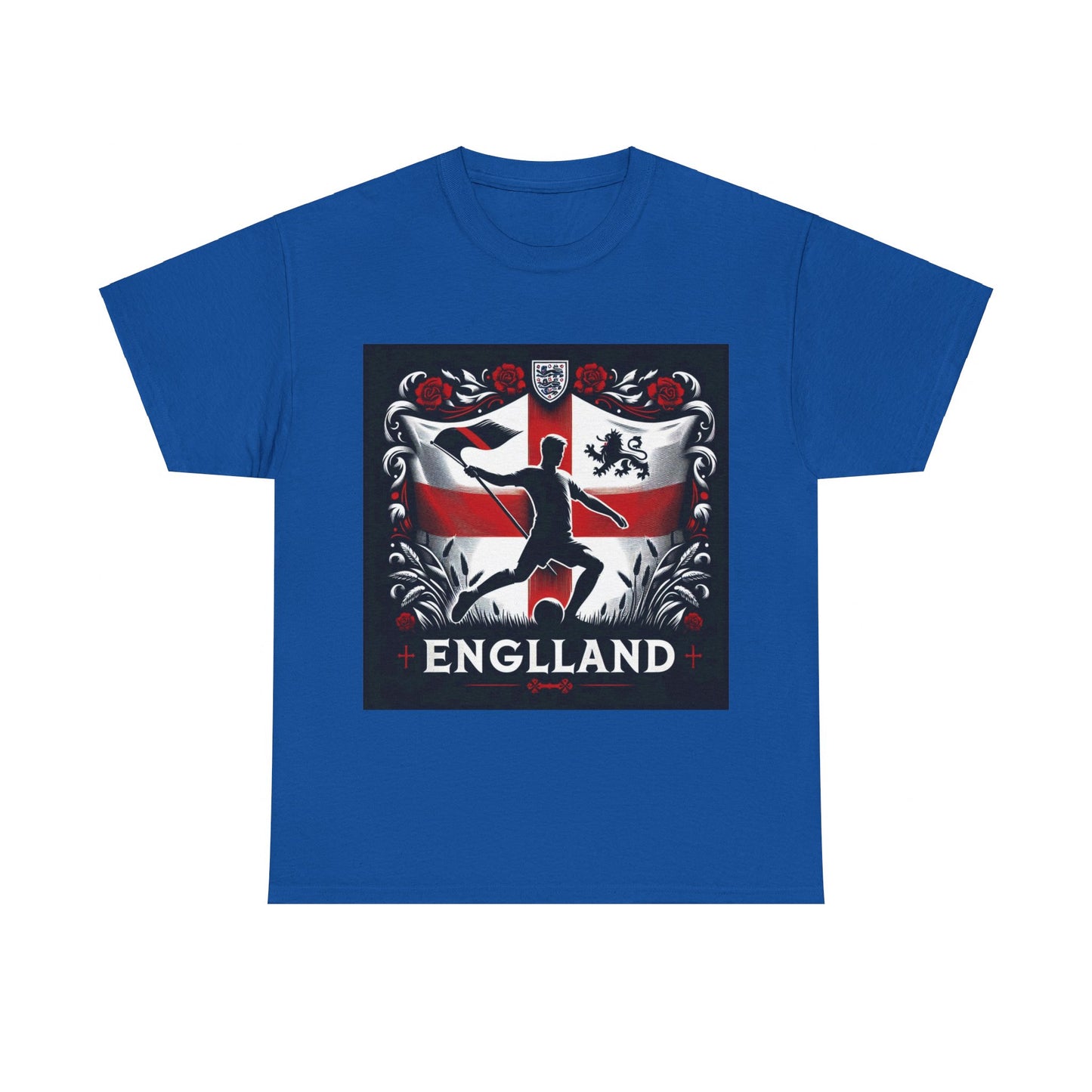 Flag Village England Sporting Flag T-SHIRT Heavy Cotton Tee GBR0012