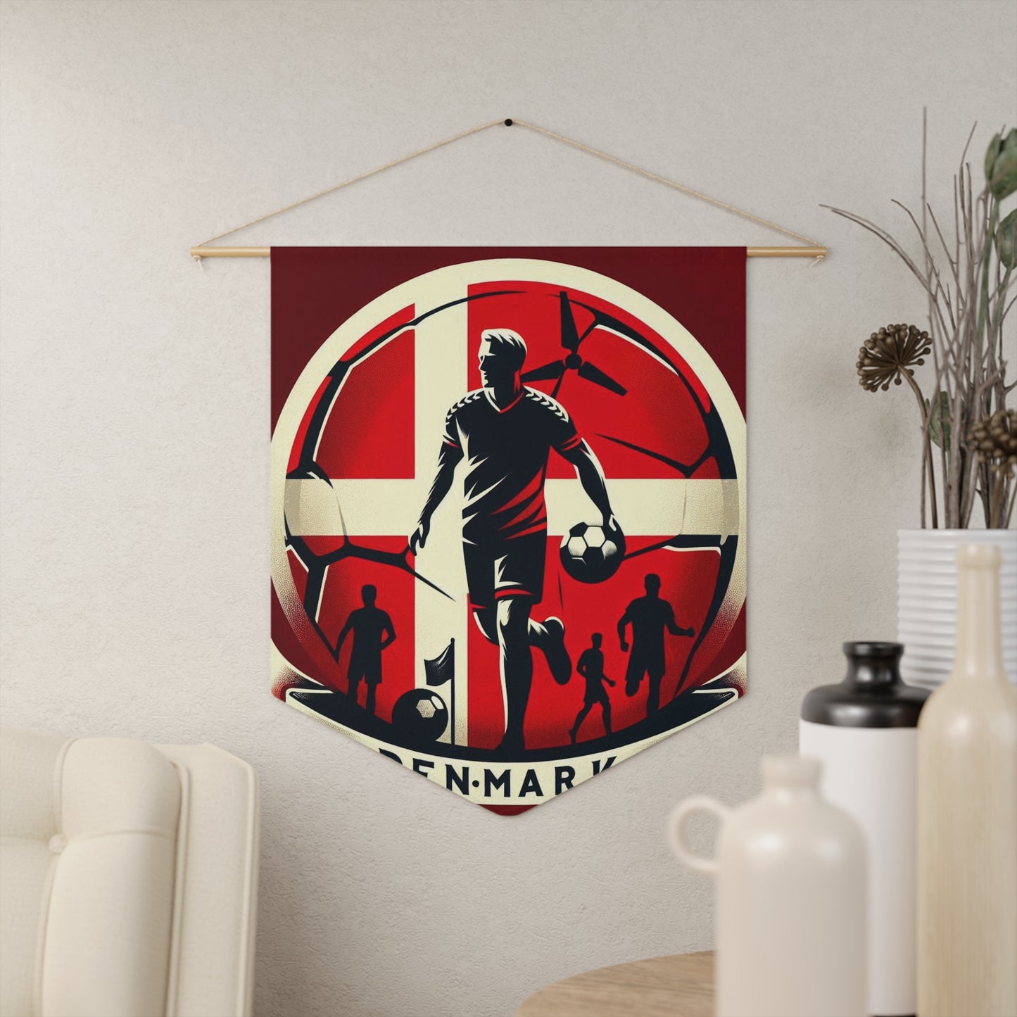 Flag Village Denmark Flag Pennant Sporting Home Wall decoration DNK0001