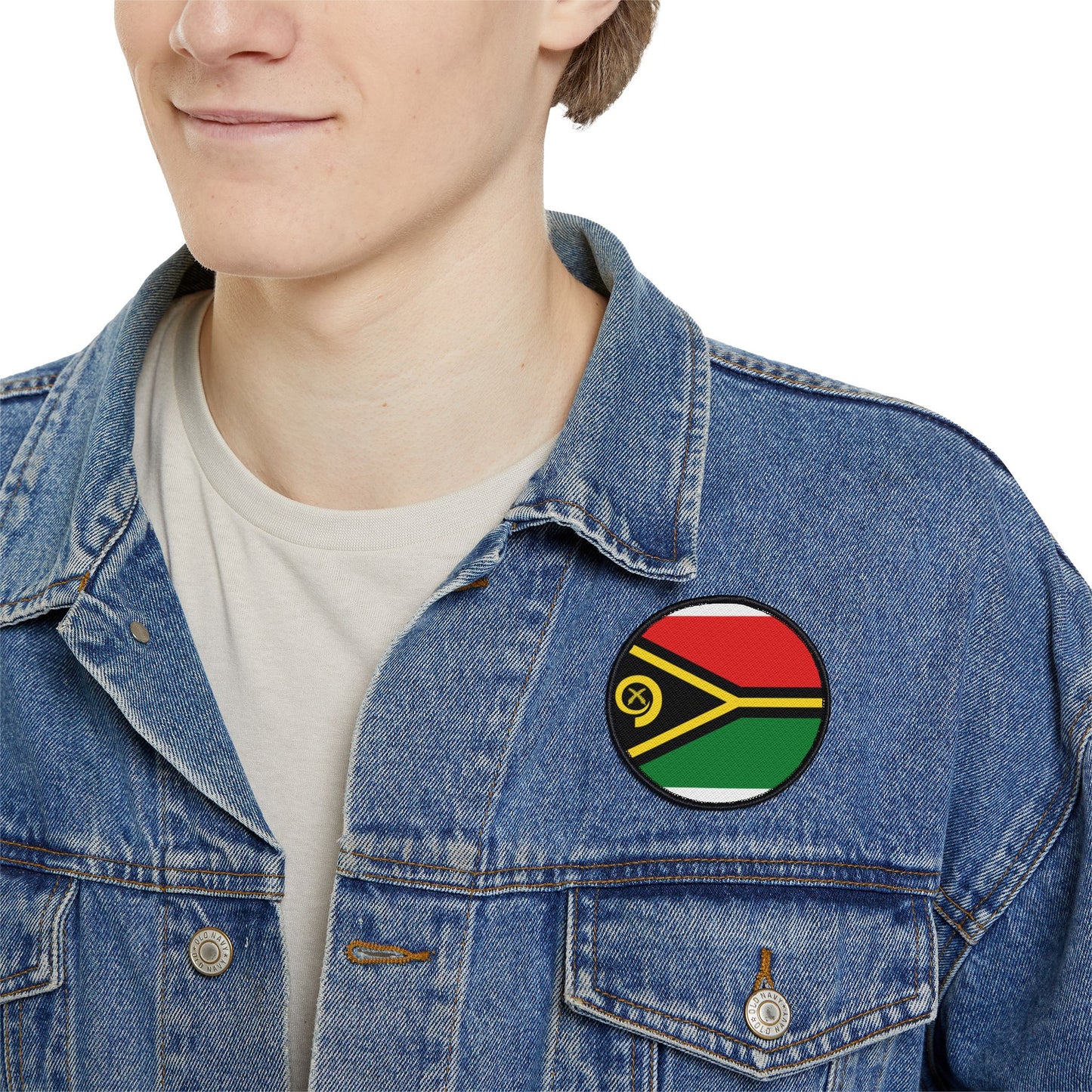 Flag Village Vanuatu Flag Embroidery Iron-On Patches