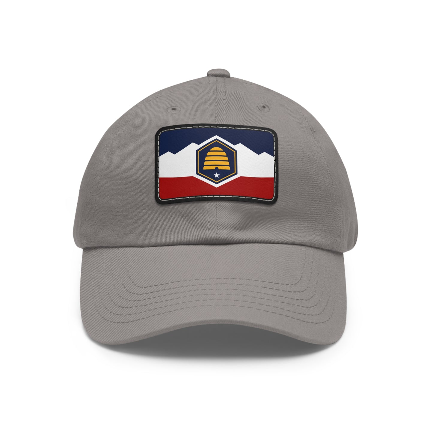 Flag Village USA Utah State Flag Hat Cap with Leather Patch