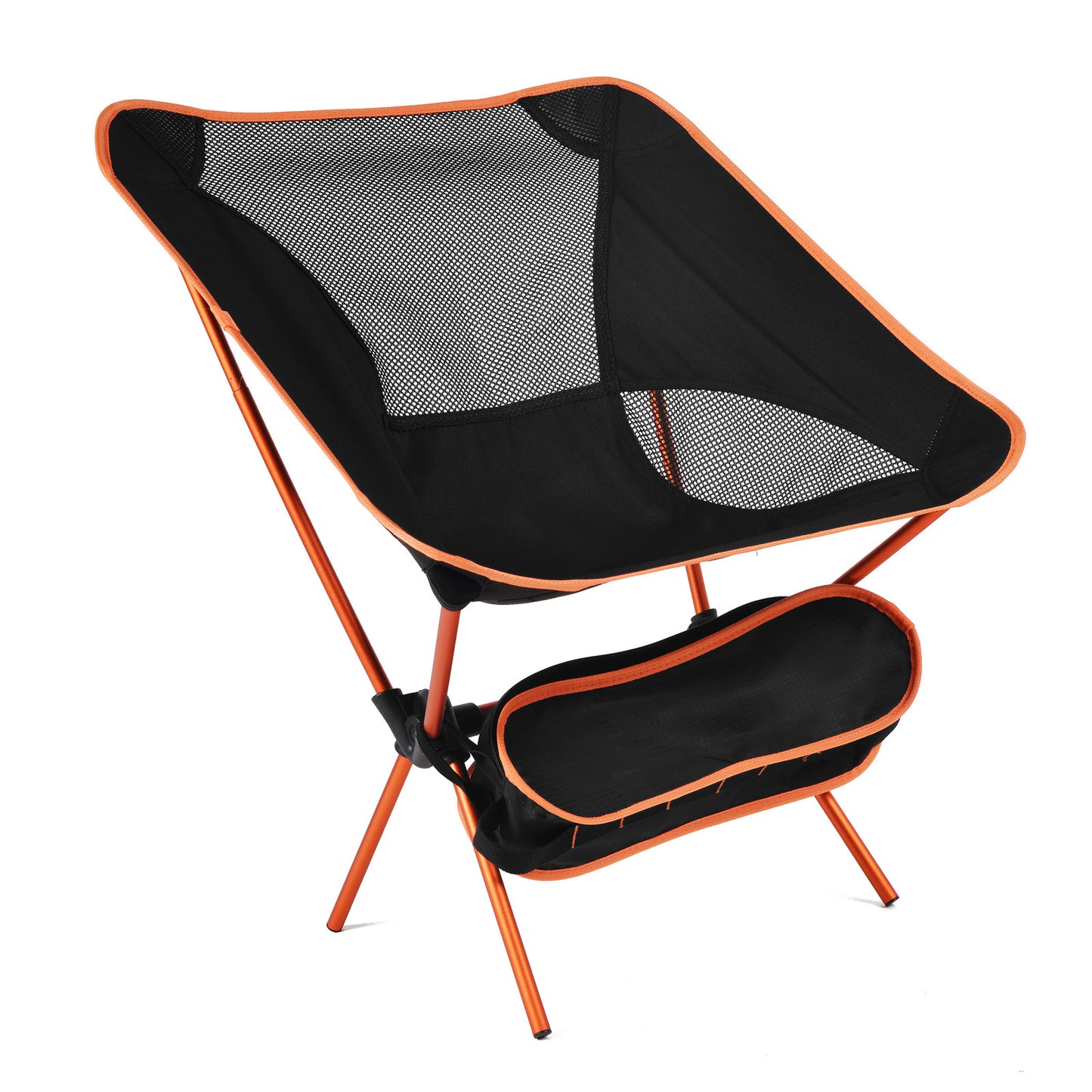 Flag Village Travel Ultralight Folding Chair Superhard High Load Outdoor Camping Chair Portable Beach Hiking Picnic Seat Fishing Tools Chair