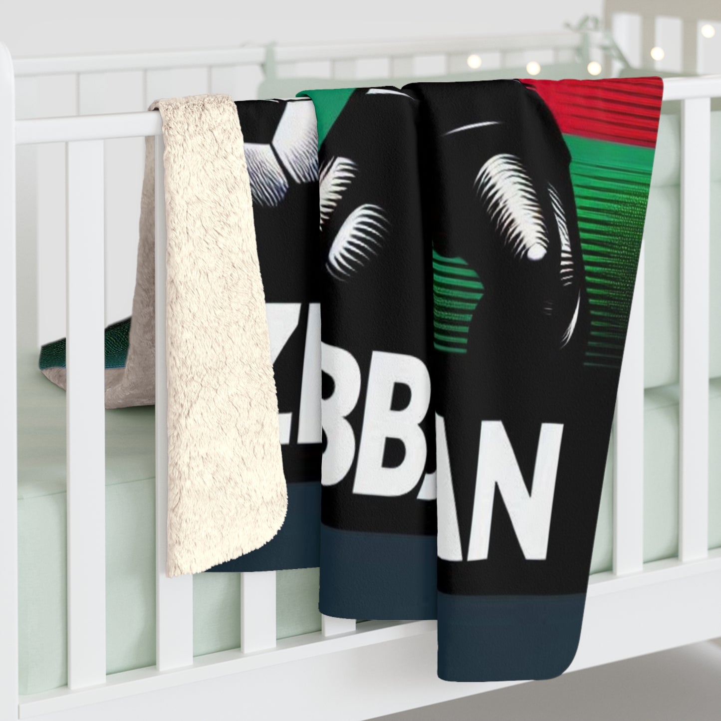 Flag Village Azerbaijan Sporting Flag Sherpa Fleece Blanket AZE0006