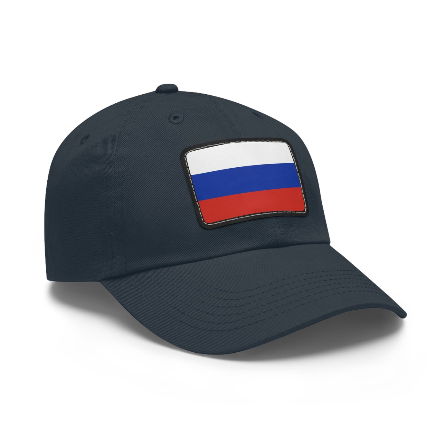 Flag Village Russia Flag Hat Cap with Leather Patch