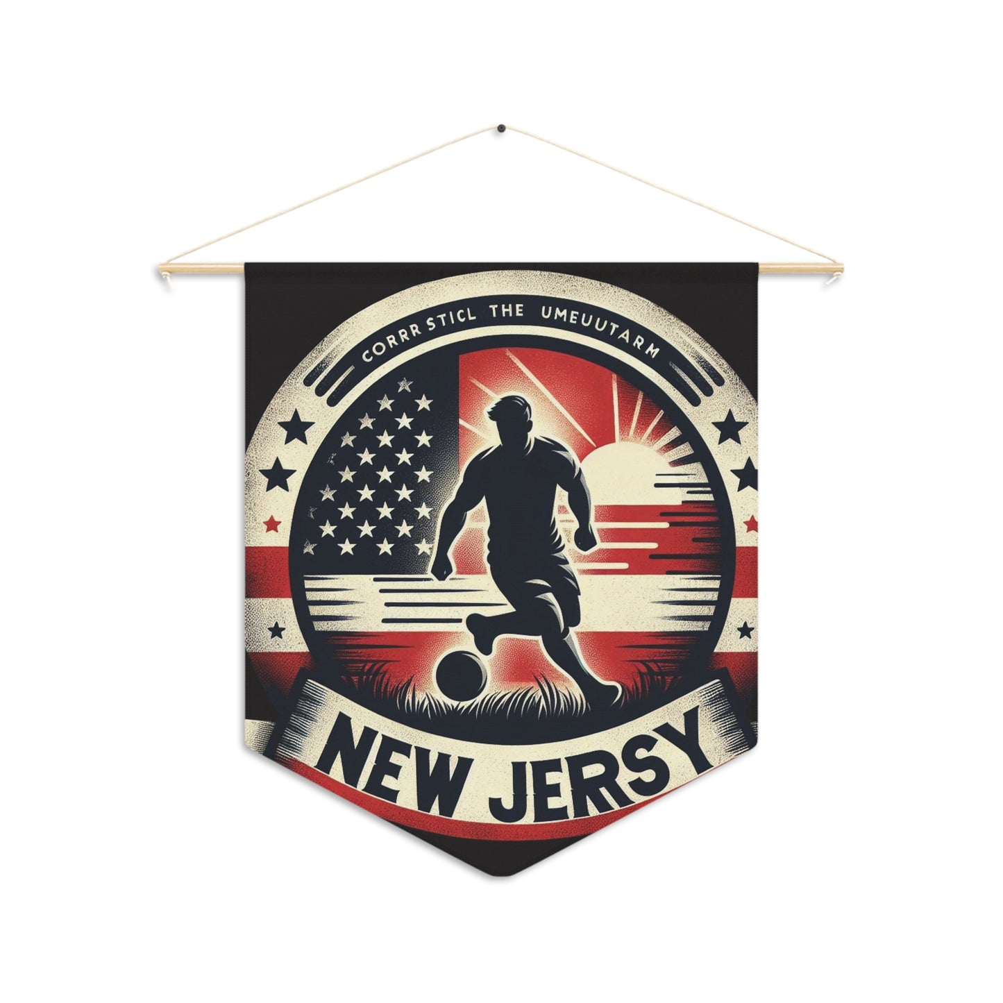 Flag Village New Jersey State Flag Pennant Sporting Home Wall decoration NJ0001