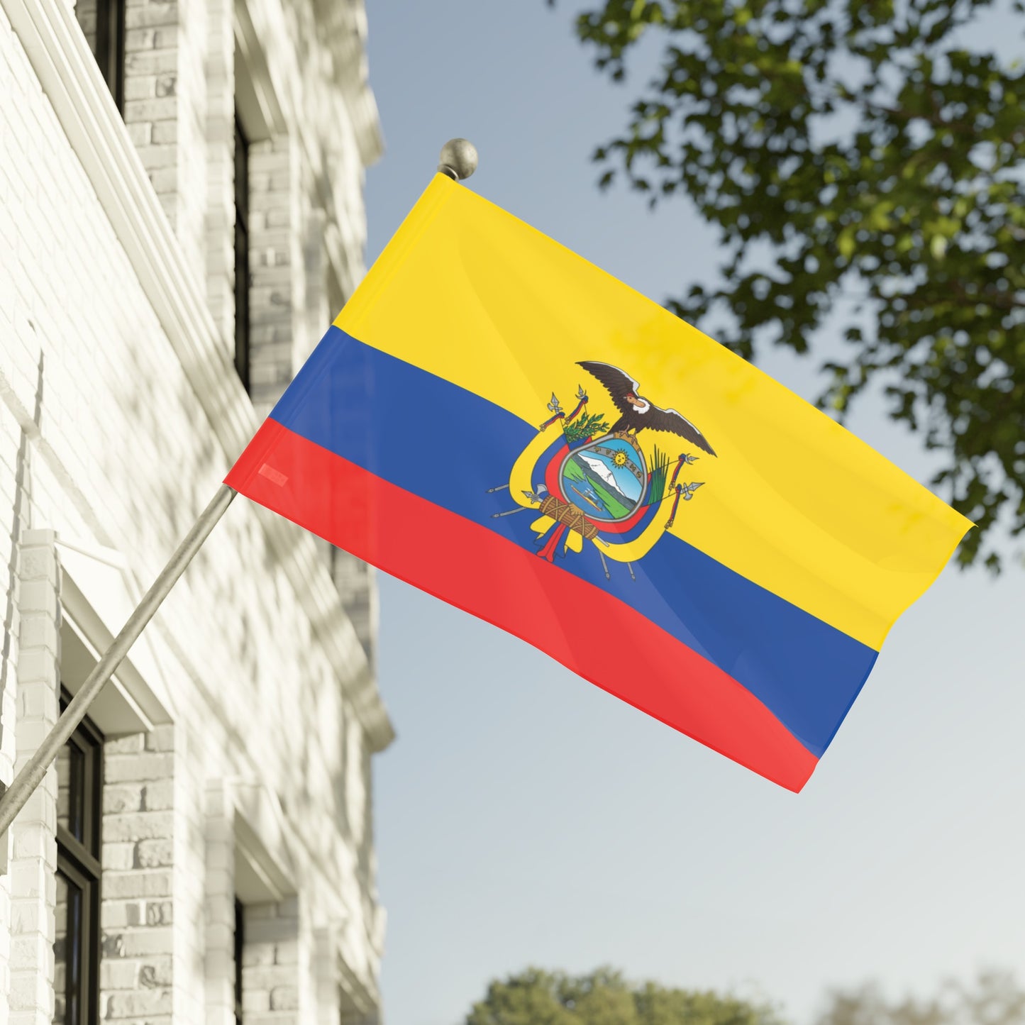 Flag Village Ecuador Flag 18" x 12" / 36" x 24" / 60" x 36"