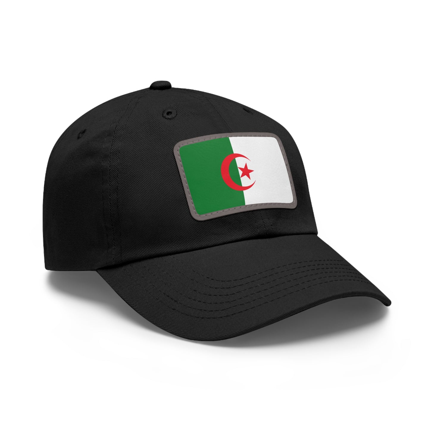 Flag Village Algeria Flag Hat Cap with Leather Patch