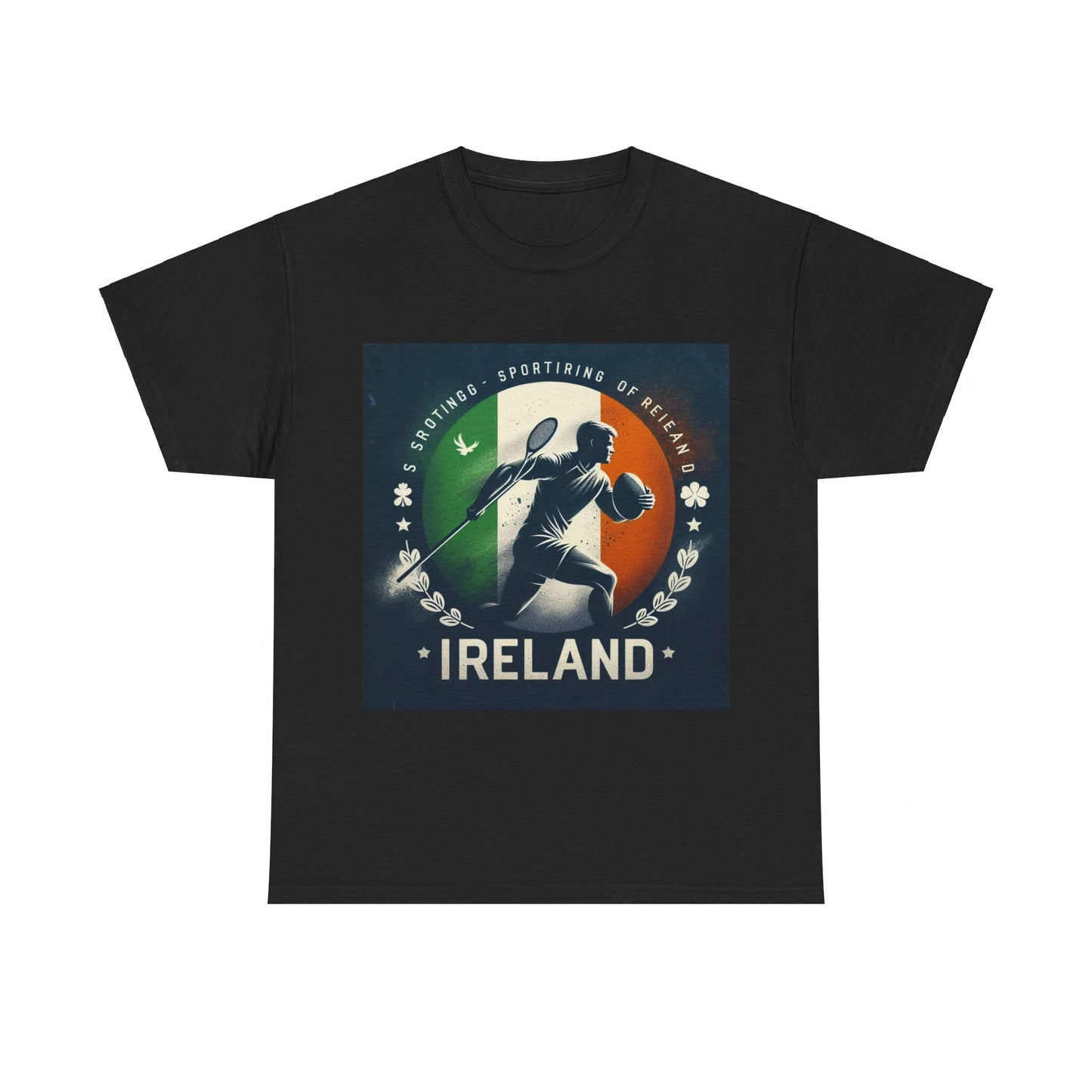 Flag Village Ireland Sporting Flag T-SHIRT Heavy Cotton Tee IRL0003