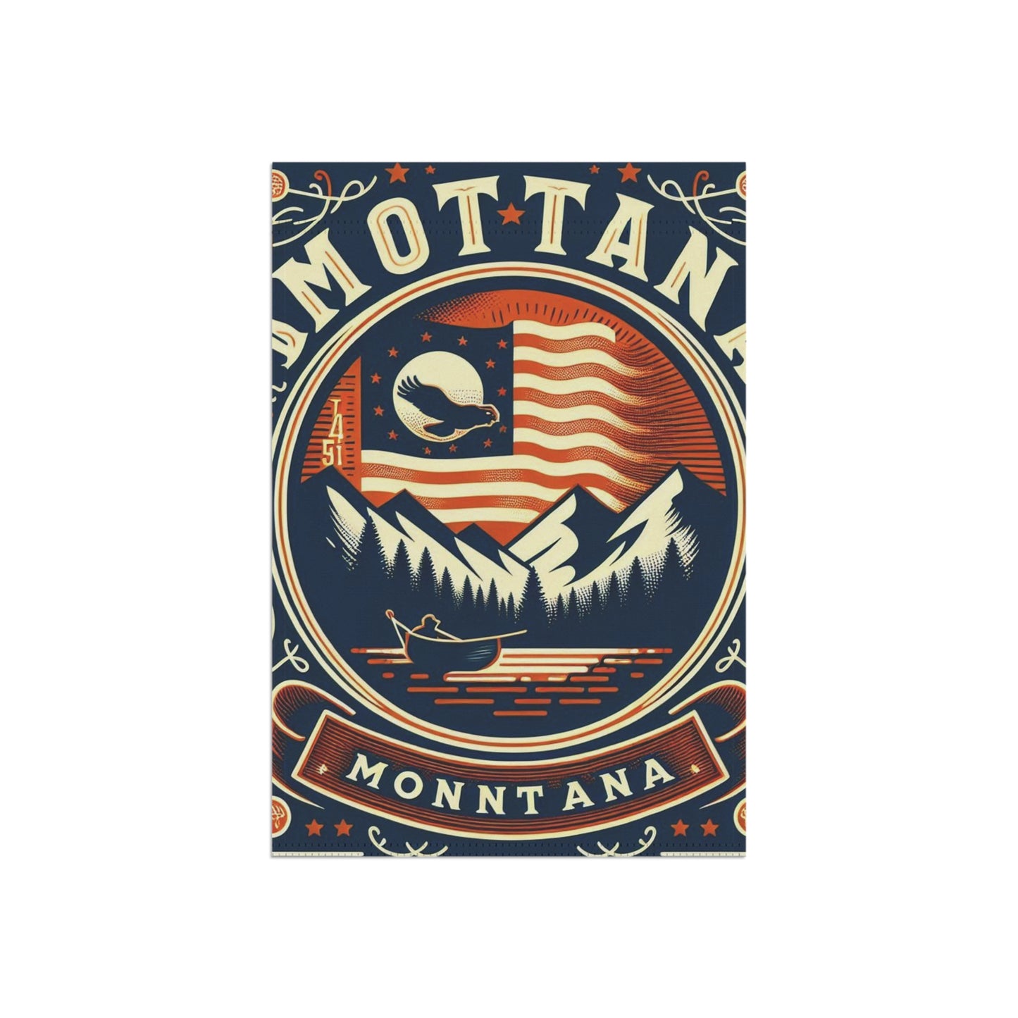 Flag Village Montana State Flag Sporting Garden & House Banner MT0003