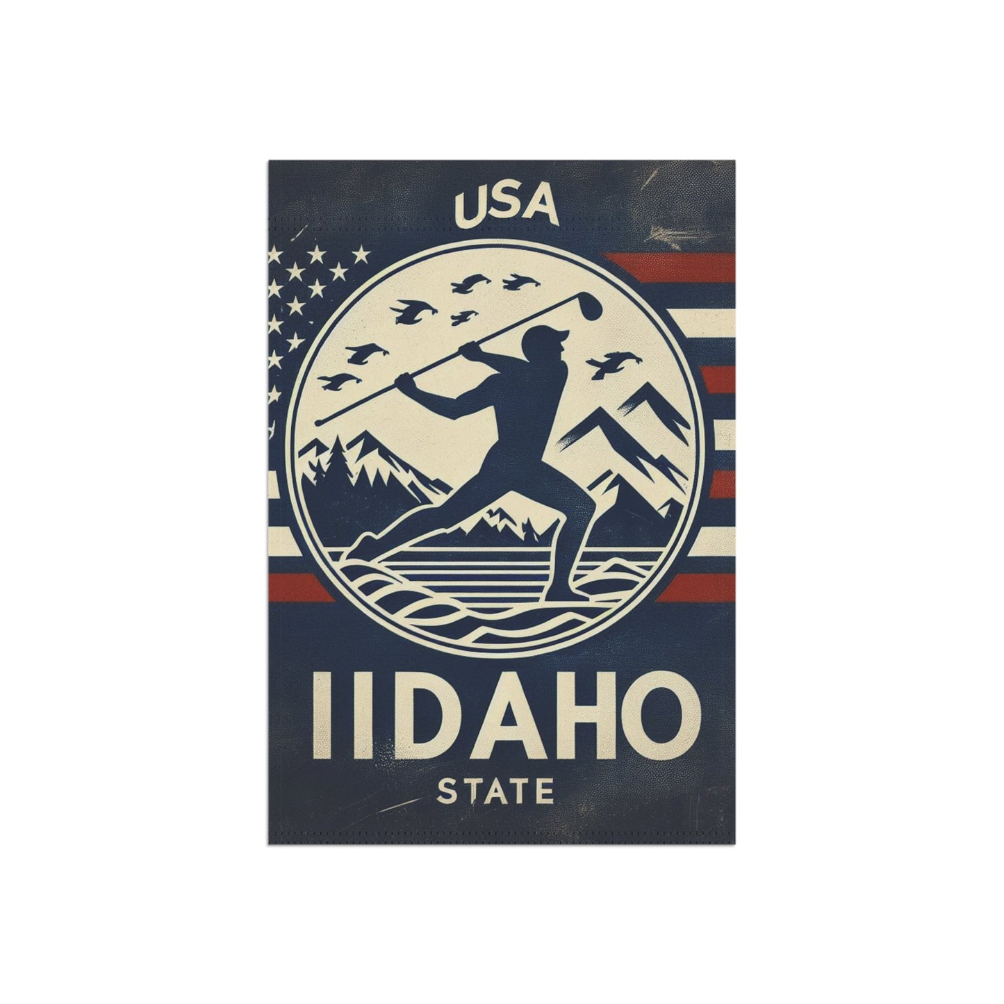 Flag Village Idaho State Flag Sporting Garden & House Banner ID0001