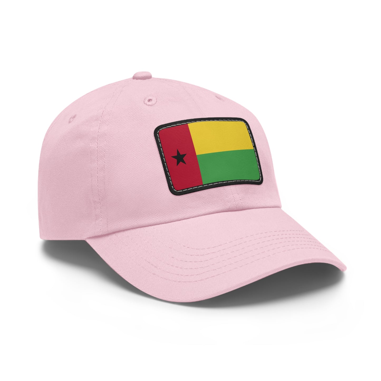 Flag Village Guinea-Bissau Flag Hat Cap with Leather Patch