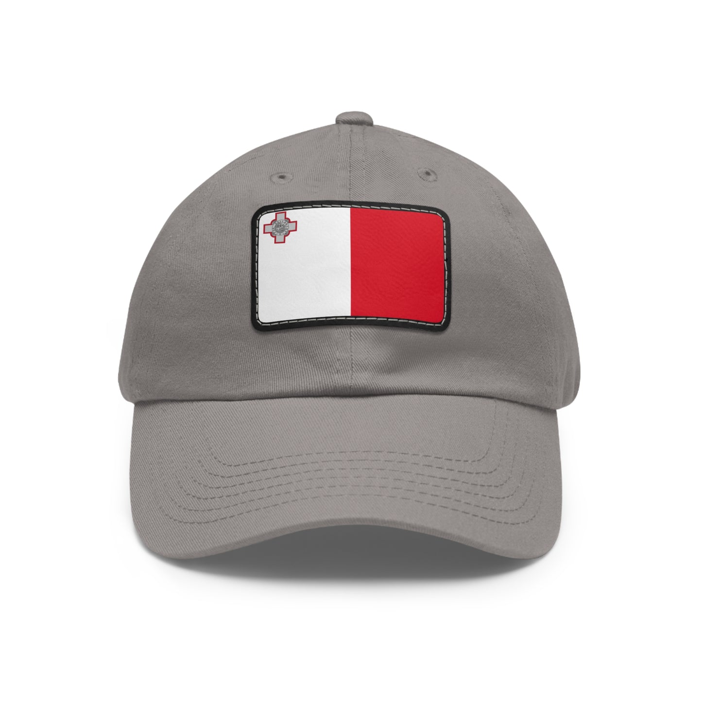 Flag Village Malta Flag Hat Cap with Leather Patch