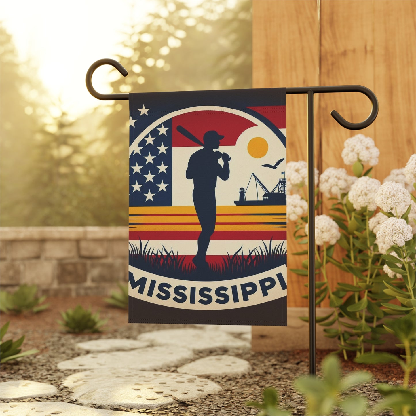 Flag Village Mississippi State Flag Sporting Garden & House Banner MS0002
