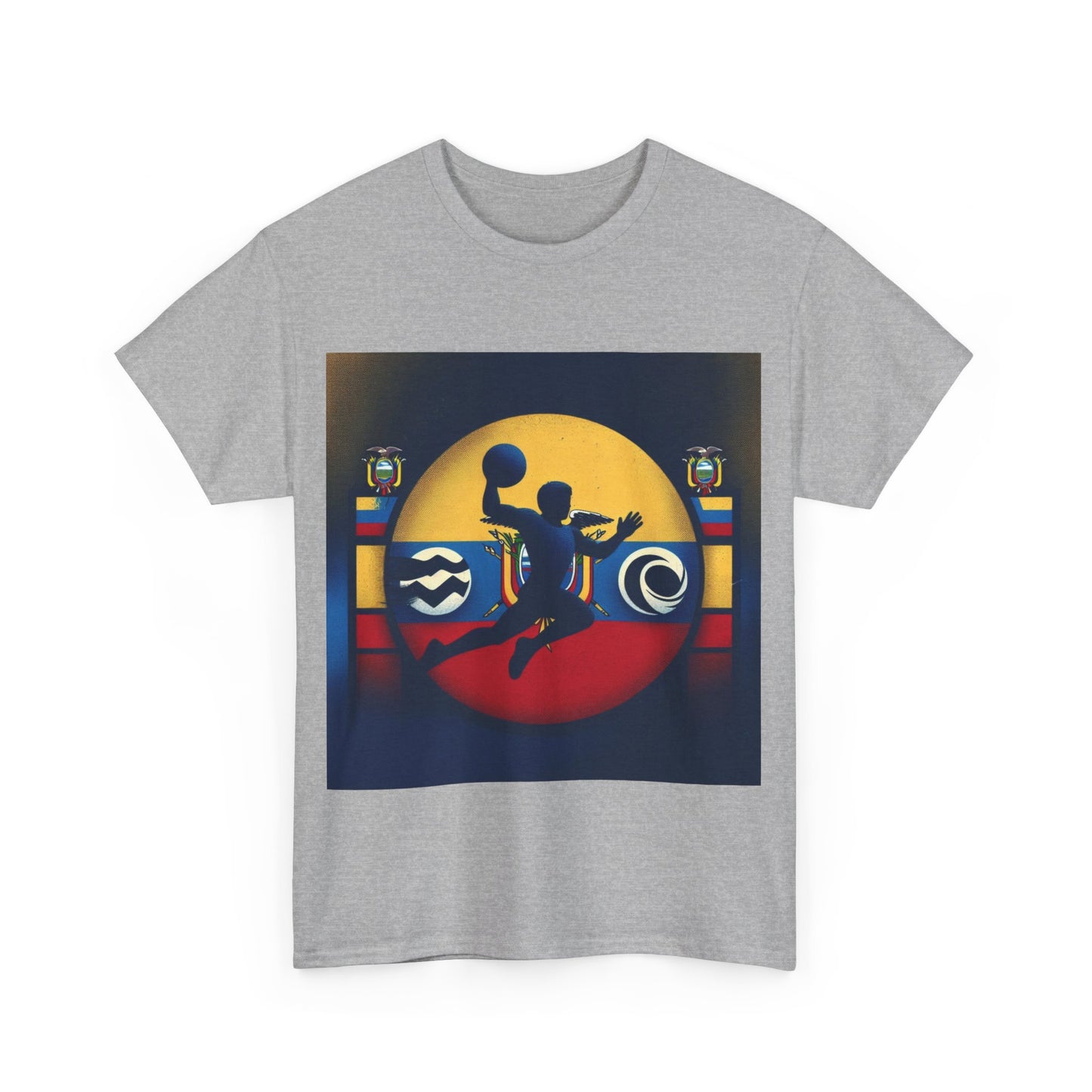 Flag Village Ecuador Sporting Flag T-SHIRT Heavy Cotton Tee ECU0005