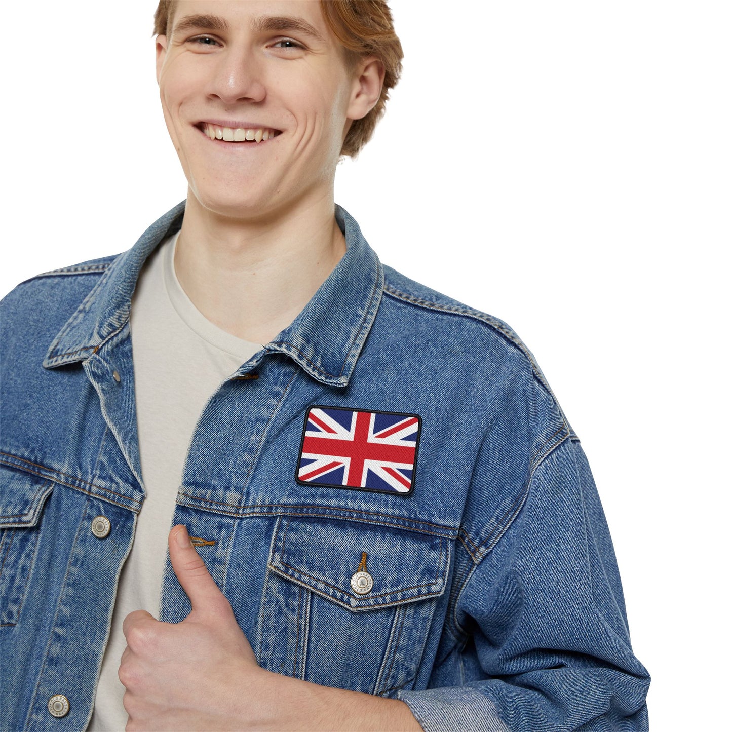 Flag Village United Kingdom Flag Embroidery Iron-On Patches