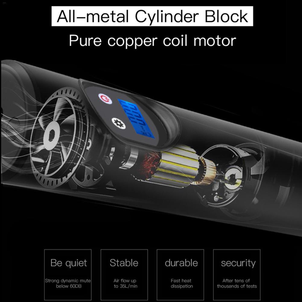 Flag Village Auto Tools Portable Car Air Pumps Electric Tire Inflator Car Bike Bicycle Pump Auto Car Wireless Inflatable Pump