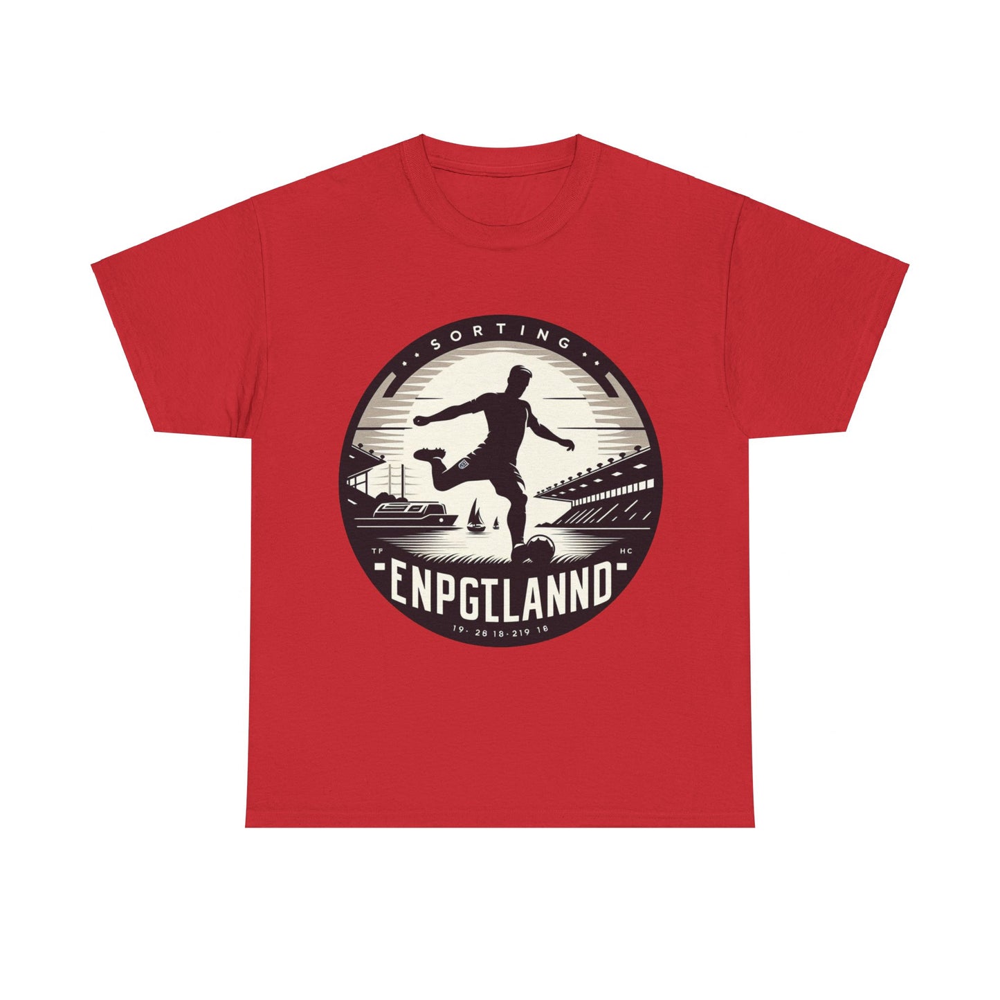 Flag Village England Sporting Flag T-SHIRT Heavy Cotton Tee GBR0004