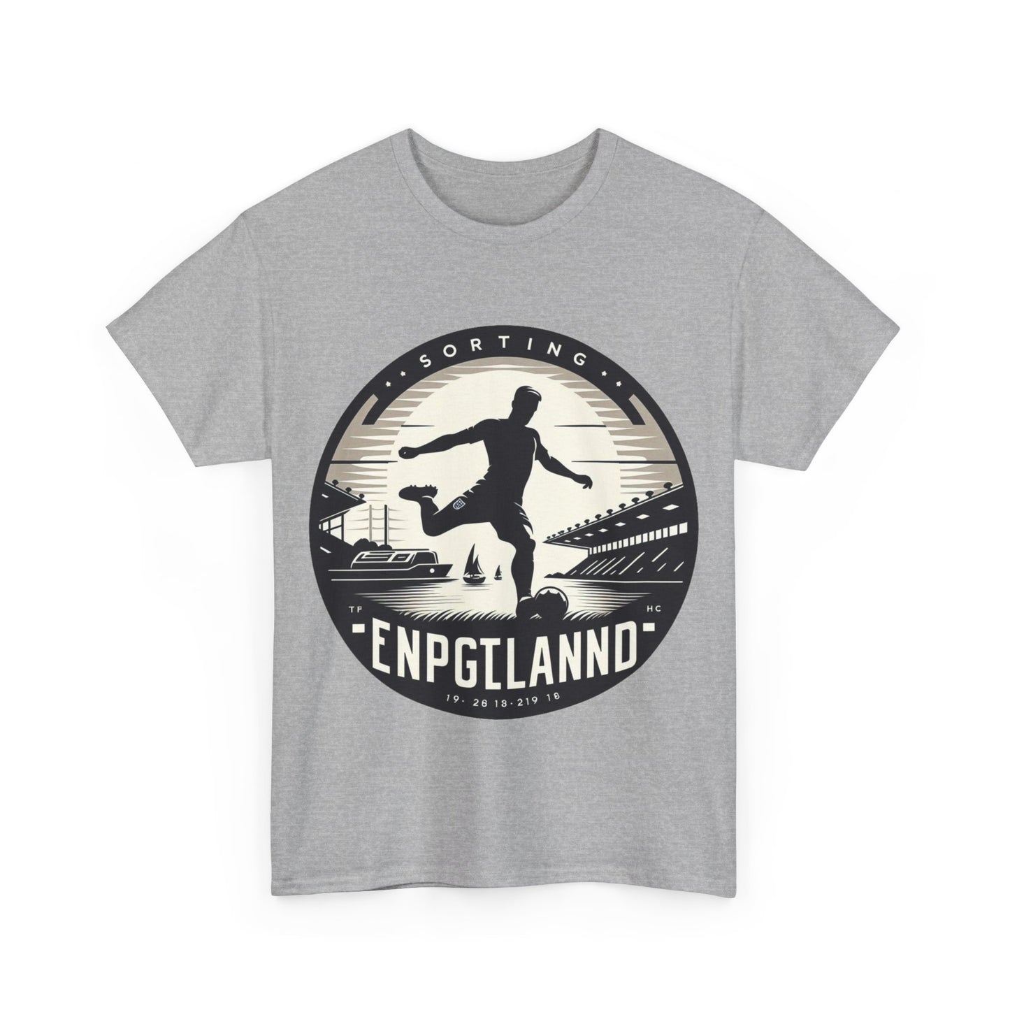 Flag Village England Sporting Flag T-SHIRT Heavy Cotton Tee GBR0004
