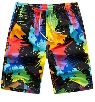 Flag Village Quick Dry Printing Beach Shorts