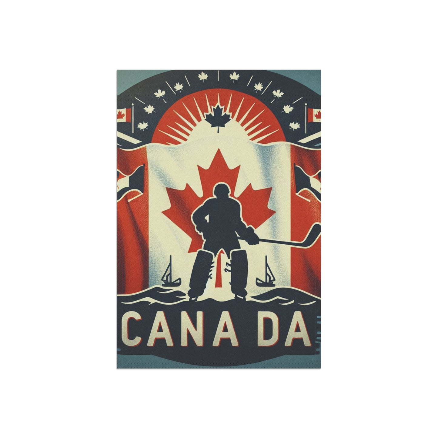 Flag Village CANADA Flag Sporting Garden & House Banner CAN0003