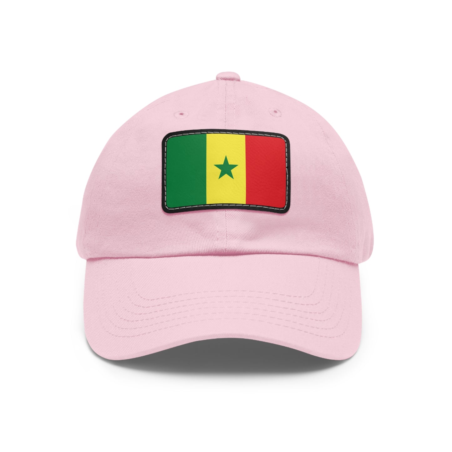Flag Village Senegal Flag Hat Cap with Leather Patch