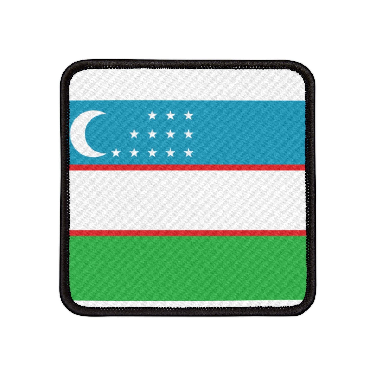 Flag Village Uzbekistan Flag Embroidery Iron-On Patches