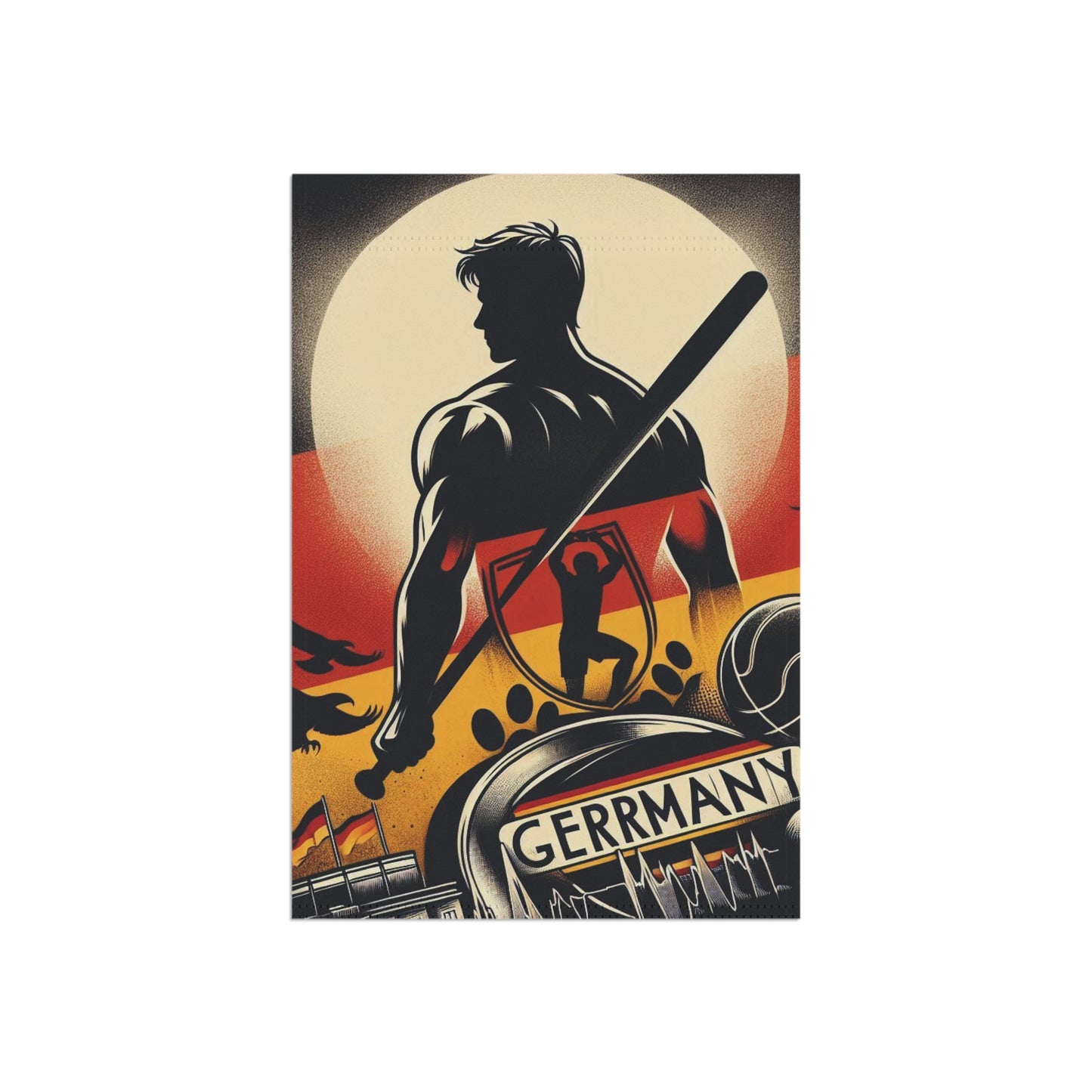 Flag Village Germany Flag Sporting Garden & House Banner DEU0003