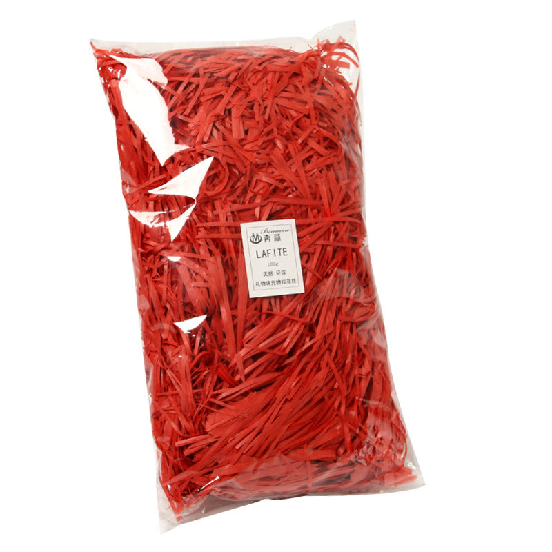Flag Village Gift box decoration raffia shredded paper