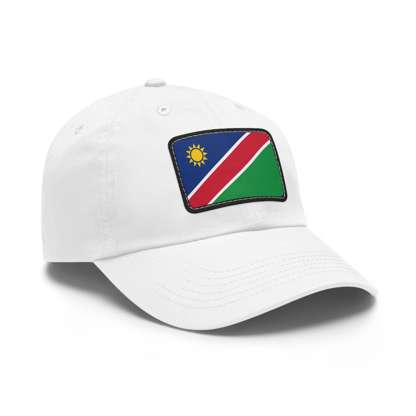 Flag Village Namibia Flag Hat Cap with Leather Patch