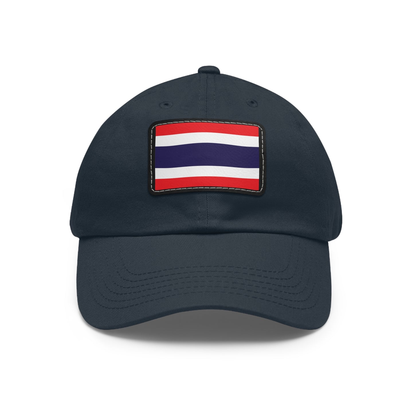 Flag Village Thailand Flag Hat Cap with Leather Patch