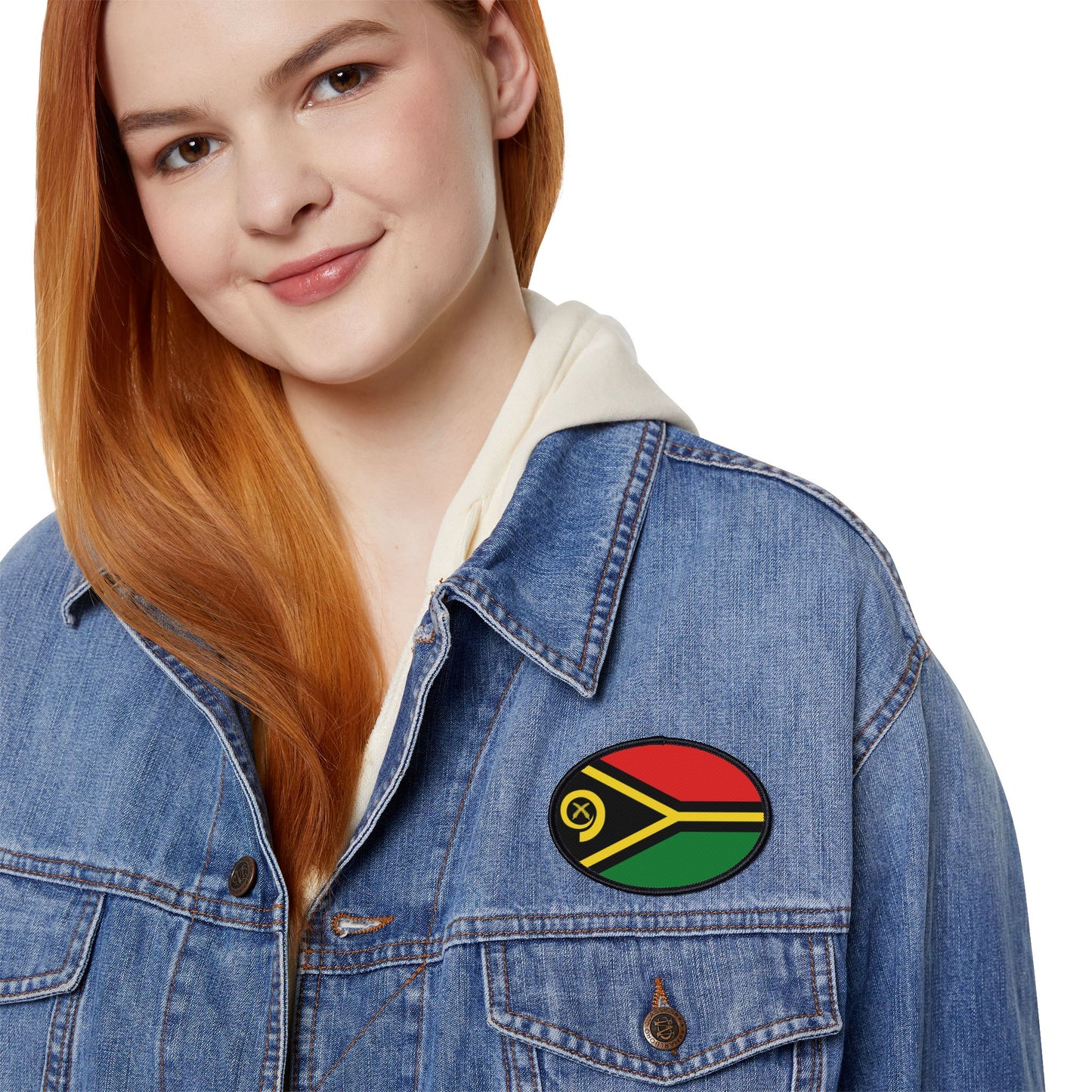 Flag Village Vanuatu Flag Embroidery Iron-On Patches