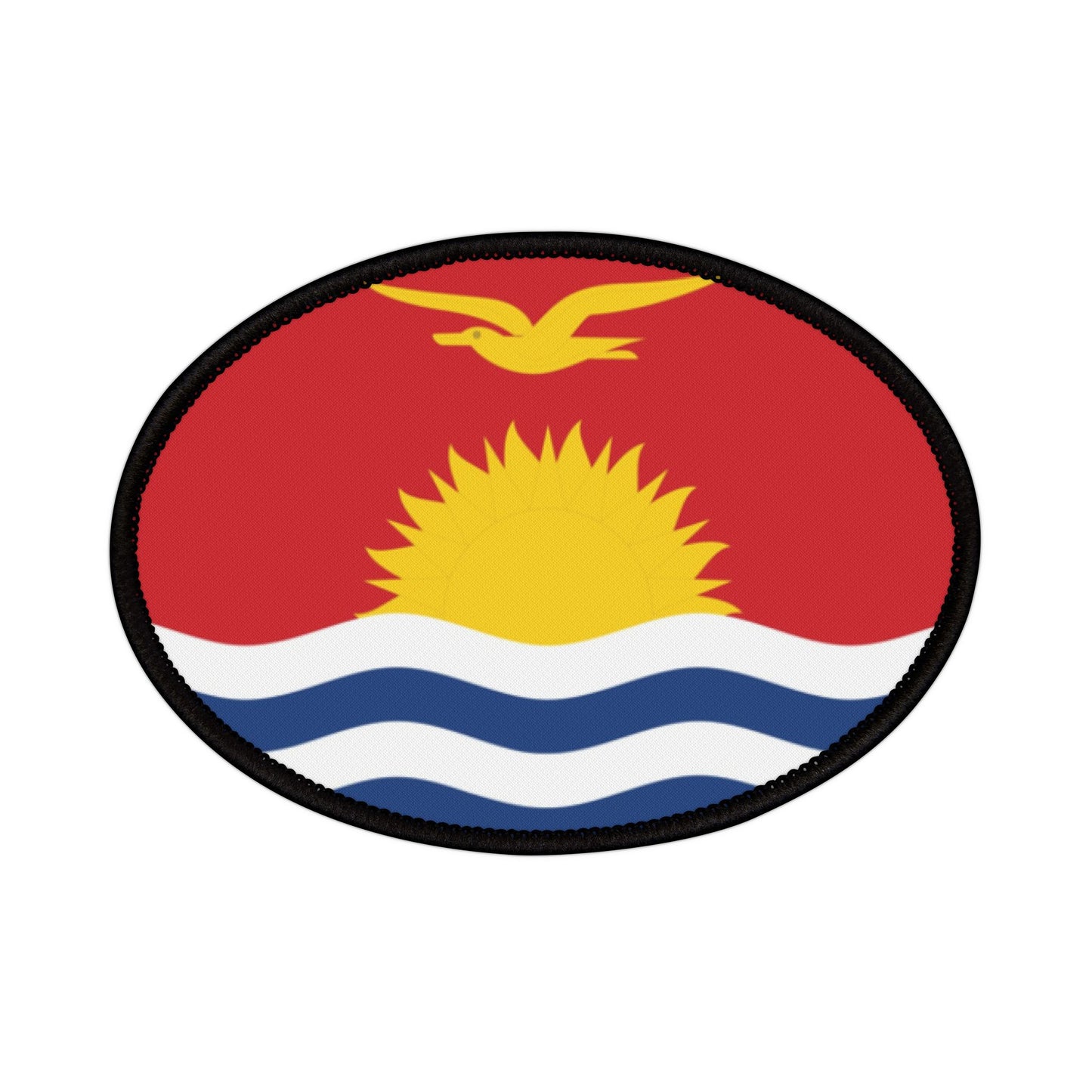 Flag Village Kiribati Flag Embroidery Iron-On Patches