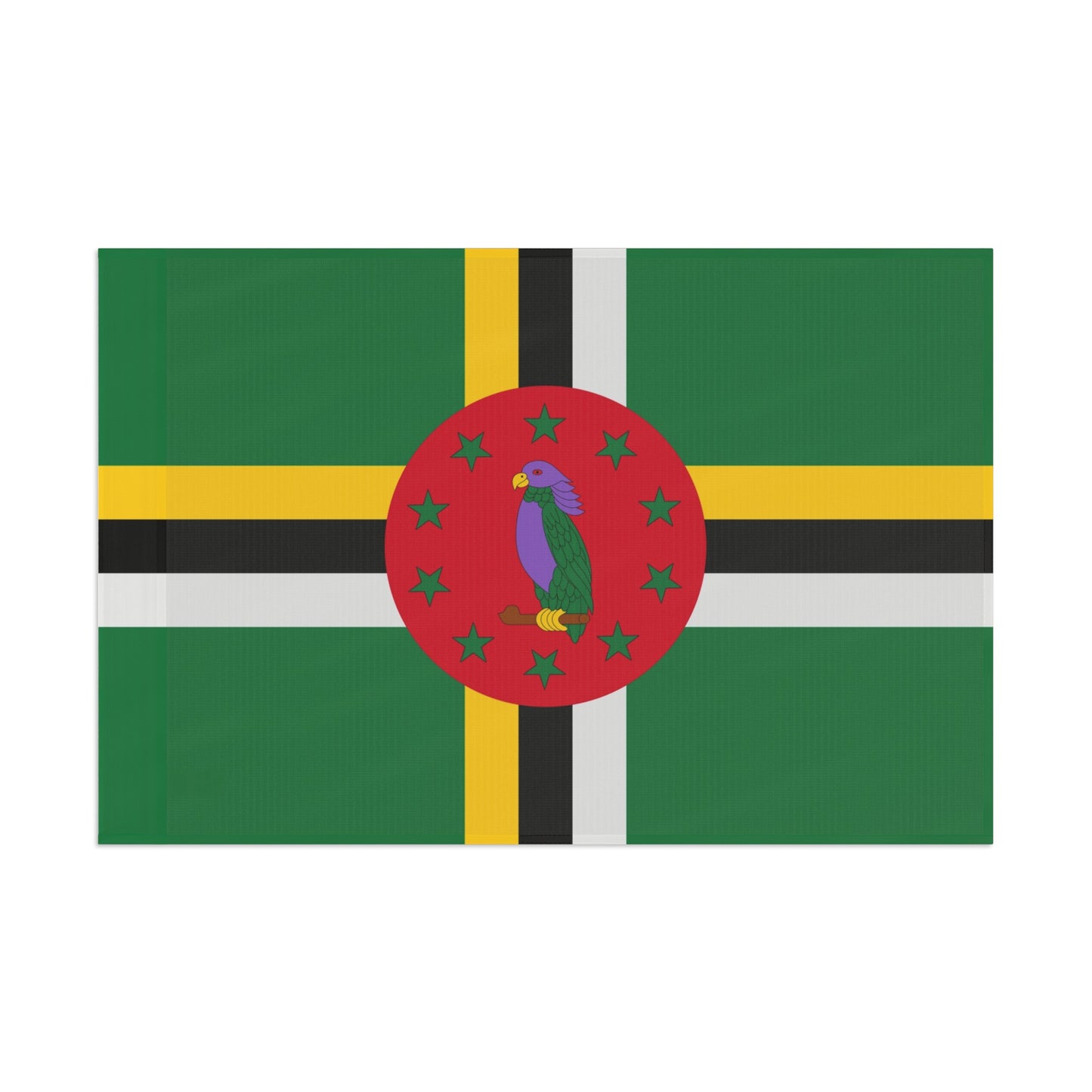 Flag Village Dominica Flag 18" x 12" / 36" x 24" / 60" x 36"