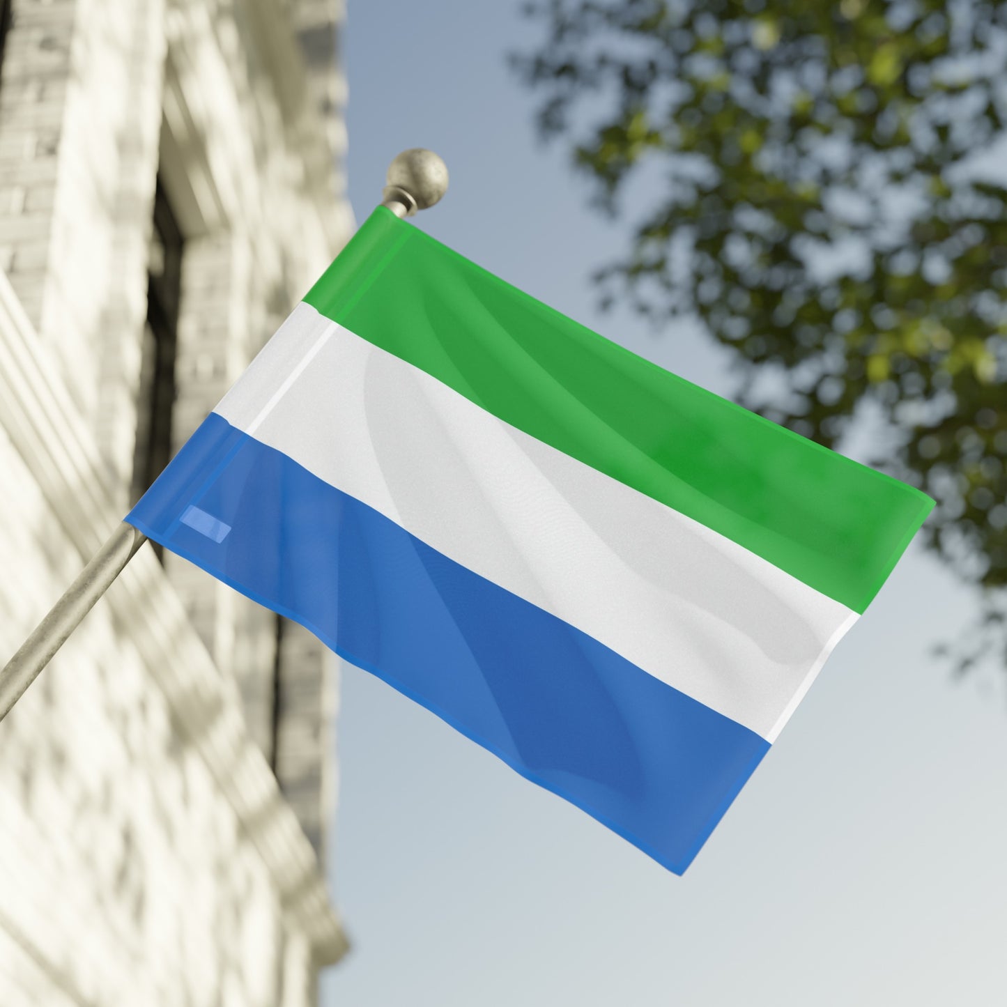 Flag Village Sierra Leone Flag 18" x 12" / 36" x 24" / 60" x 36"