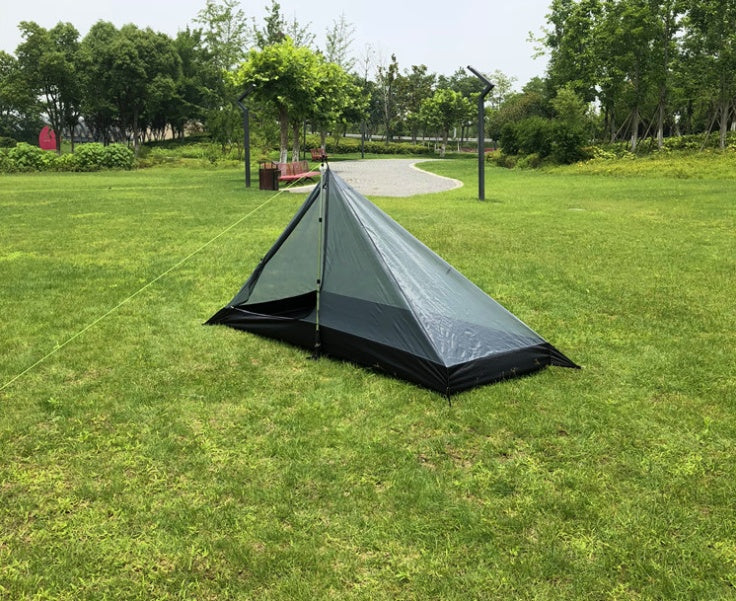 Flag Village Portable camping pyramid tent single outdoor equipment camping supplies