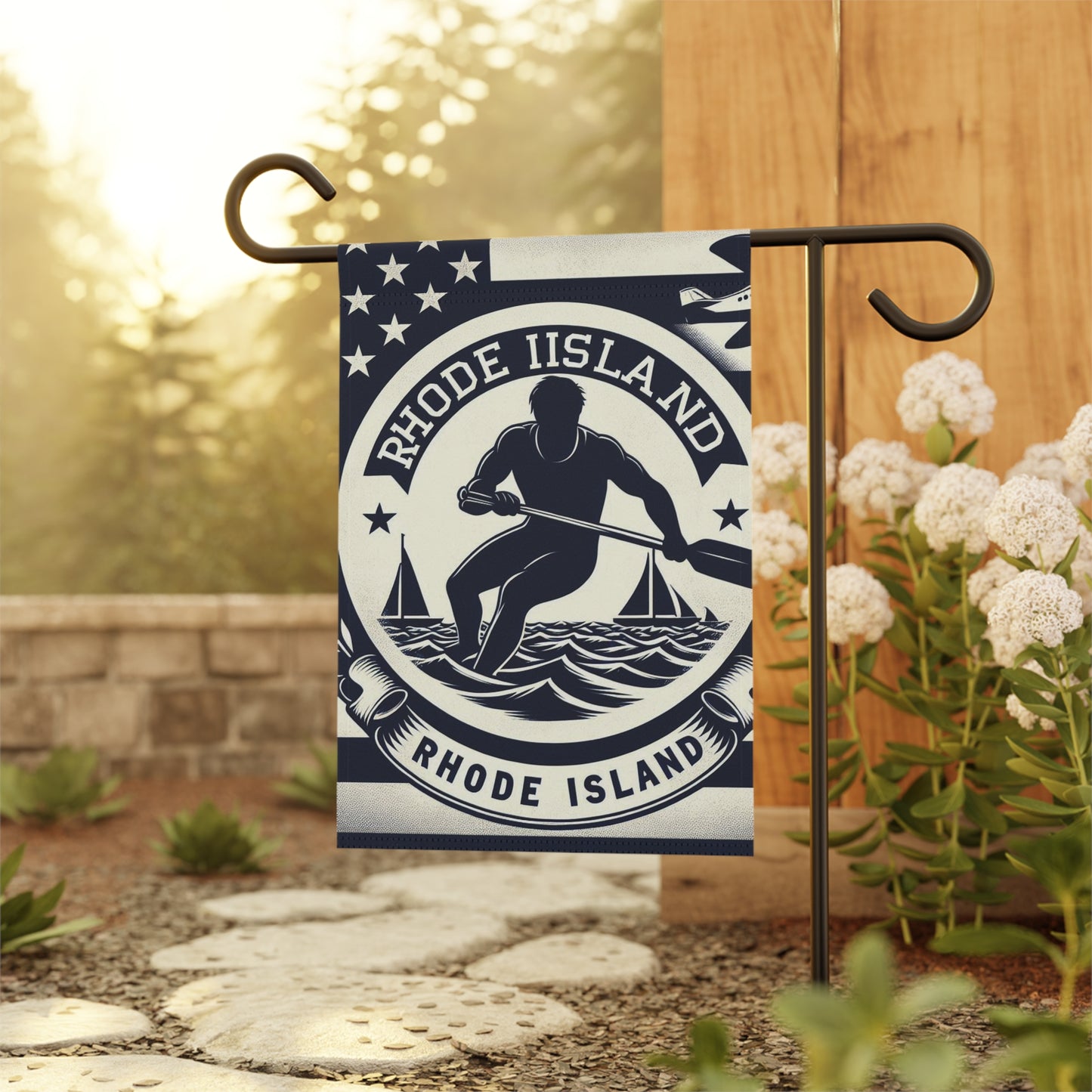 Flag Village Rhode Island State Flag Sporting Garden & House Banner RI0003