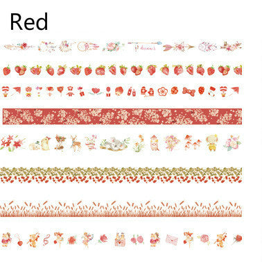 Flag Village Gift box tape set Luyu series DIY daily material stickers