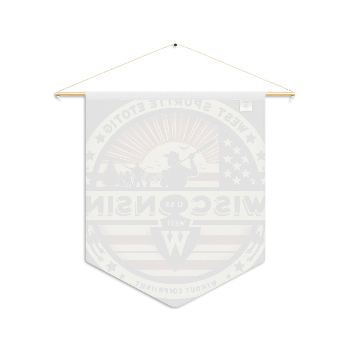 Flag Village Wisconsin State Flag Pennant Sporting Home Wall decoration WI0002