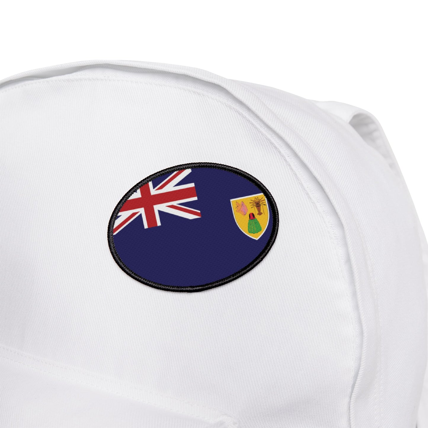 Flag Village Turks And Caicos Islands Flag Embroidery Iron-On Patches