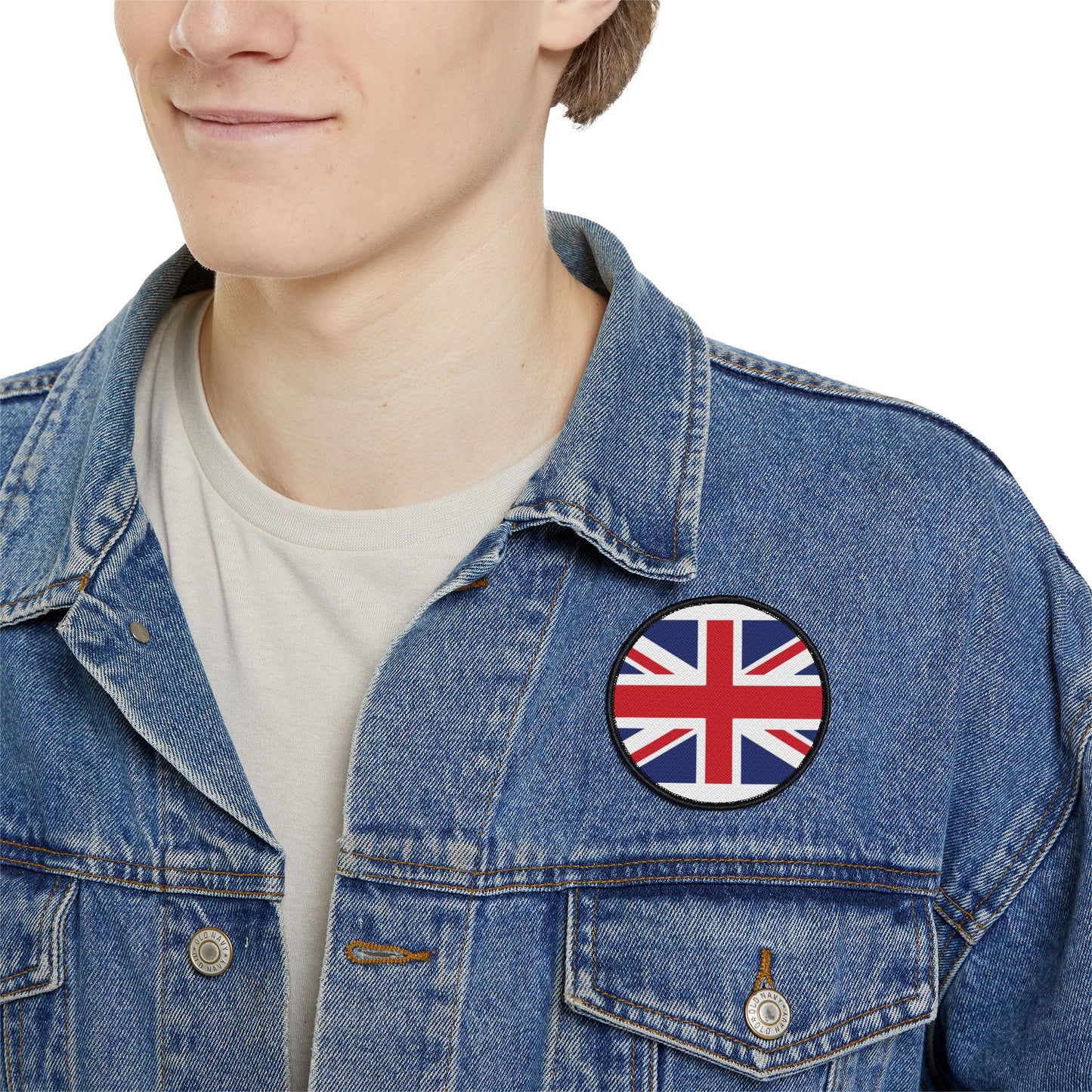 Flag Village United Kingdom Flag Embroidery Iron-On Patches