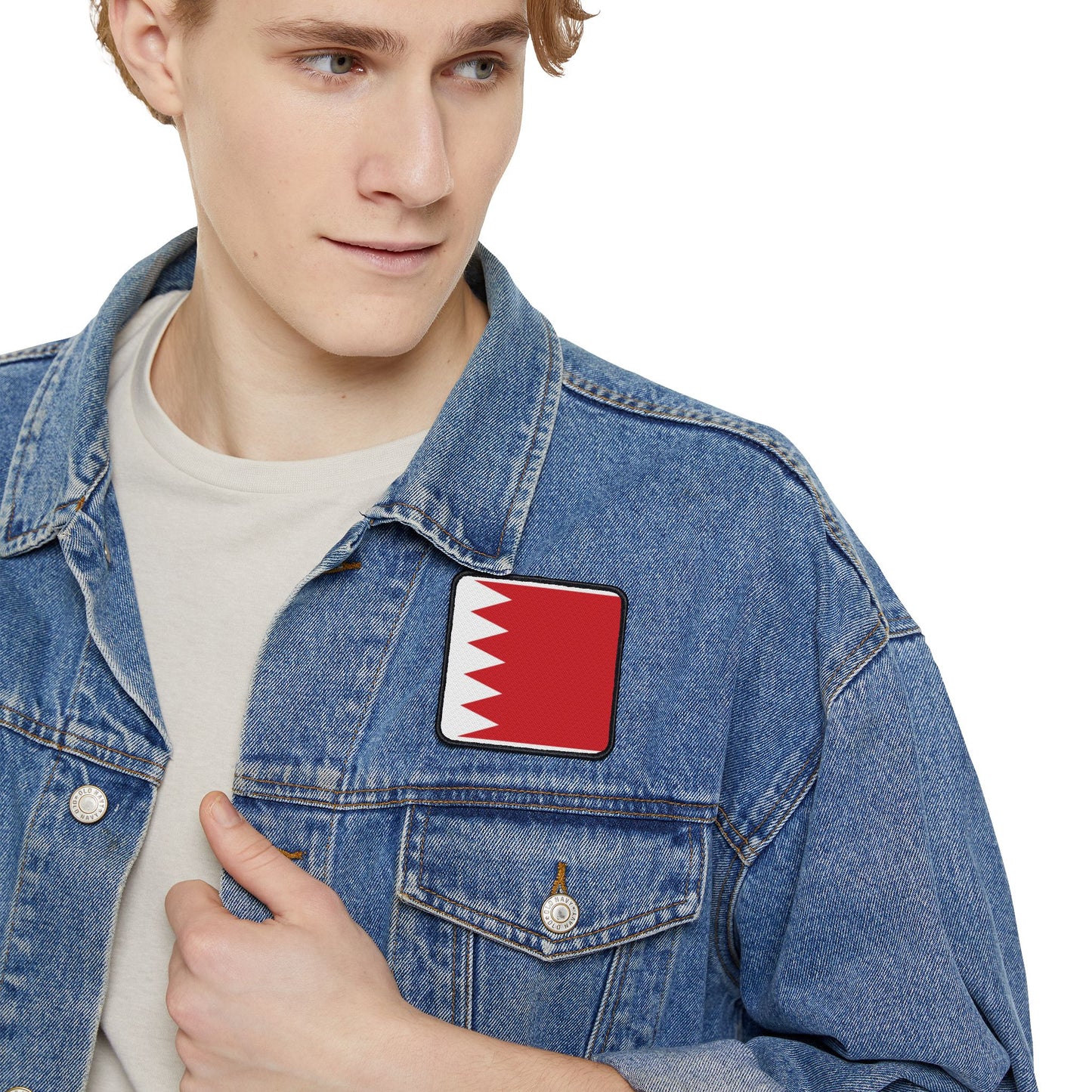 Flag Village Bahrain Flag Embroidery Iron-On Patches