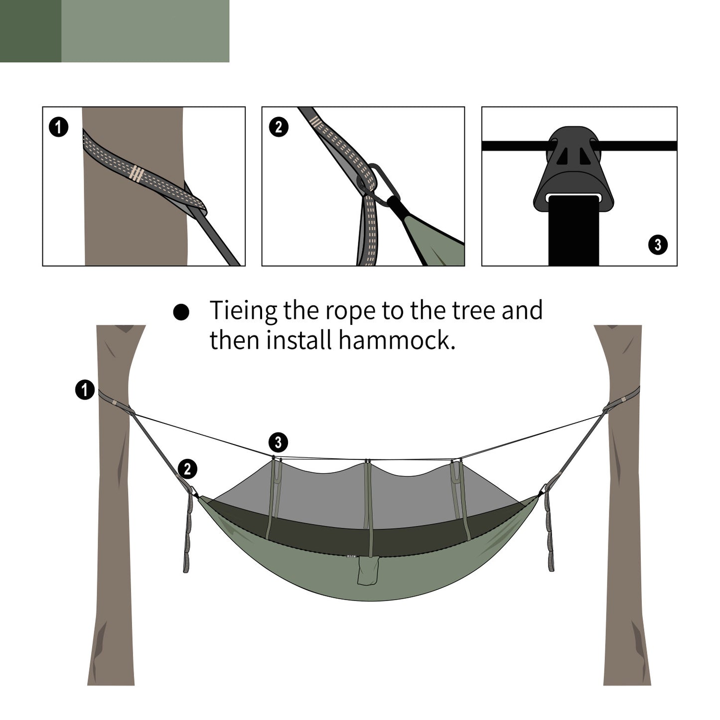 Flag Village Anti-mosquito hammock