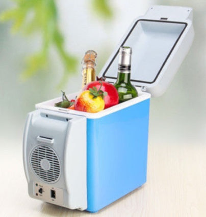 Flag Village Auto Tools Portable 7.5L Mini Auto Fridge Car Refrigerator Multi-Function Home Cooler