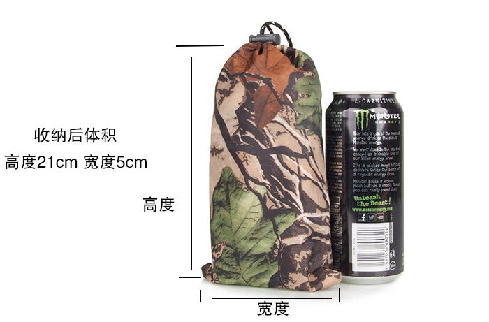 Flag Village Jungle through mountaineering camouflage raincoat Outdoor hiking marching poncho poncho
