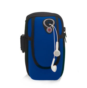 Flag Village Running mobile phone arm bag sports arm bag female outdoor male arm set fitness gift equipment wrist bag arm bag arm band